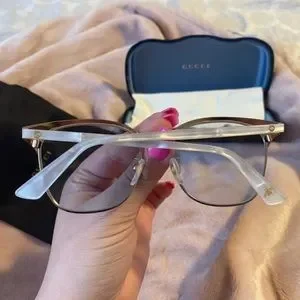 Gucci | Accessories | Gucci Womens Gg244s 53mm Light Blue  display picture 1